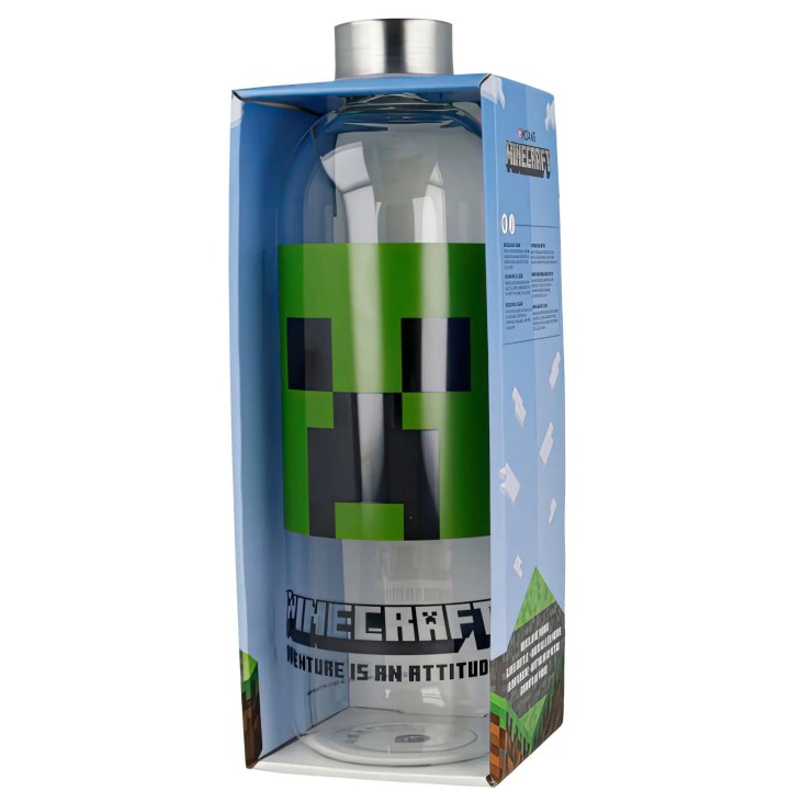 Minecraft Glass Bottle 1030ml 3years +