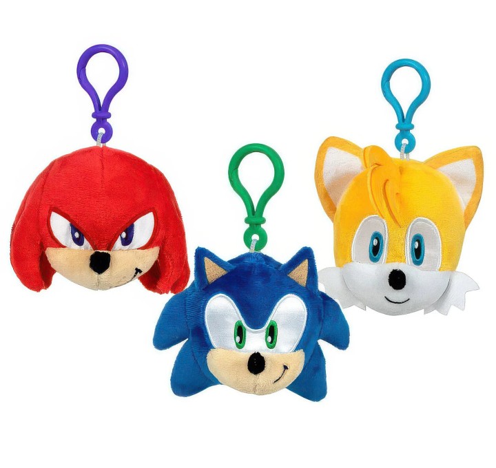 SONIC the Hedgehog Plush Keychain 10cm - Assorted 11years +