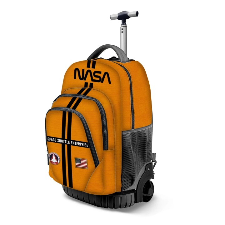 NASA Orange FAN GTS Trolley Backpack NASA Lines 11years +