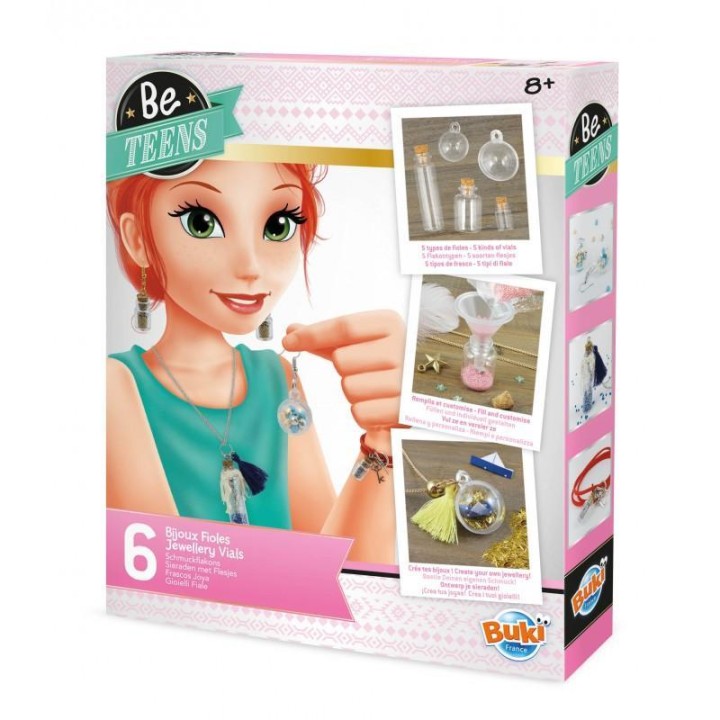 BUKI France Be Teens - Jewel Bottles Jewellery Vials 11years +