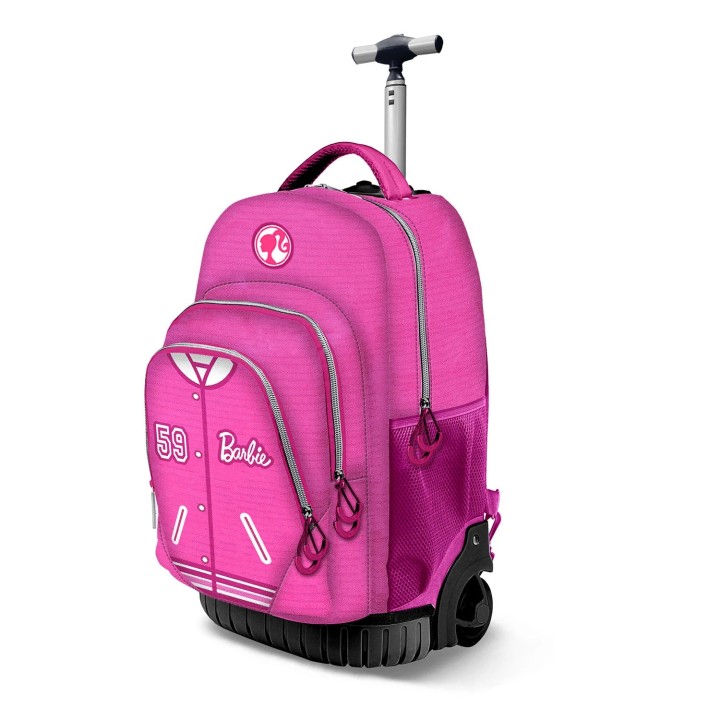 Barbie Pink FAN GTS Trolley Backpack Barbie Varsity 11years +