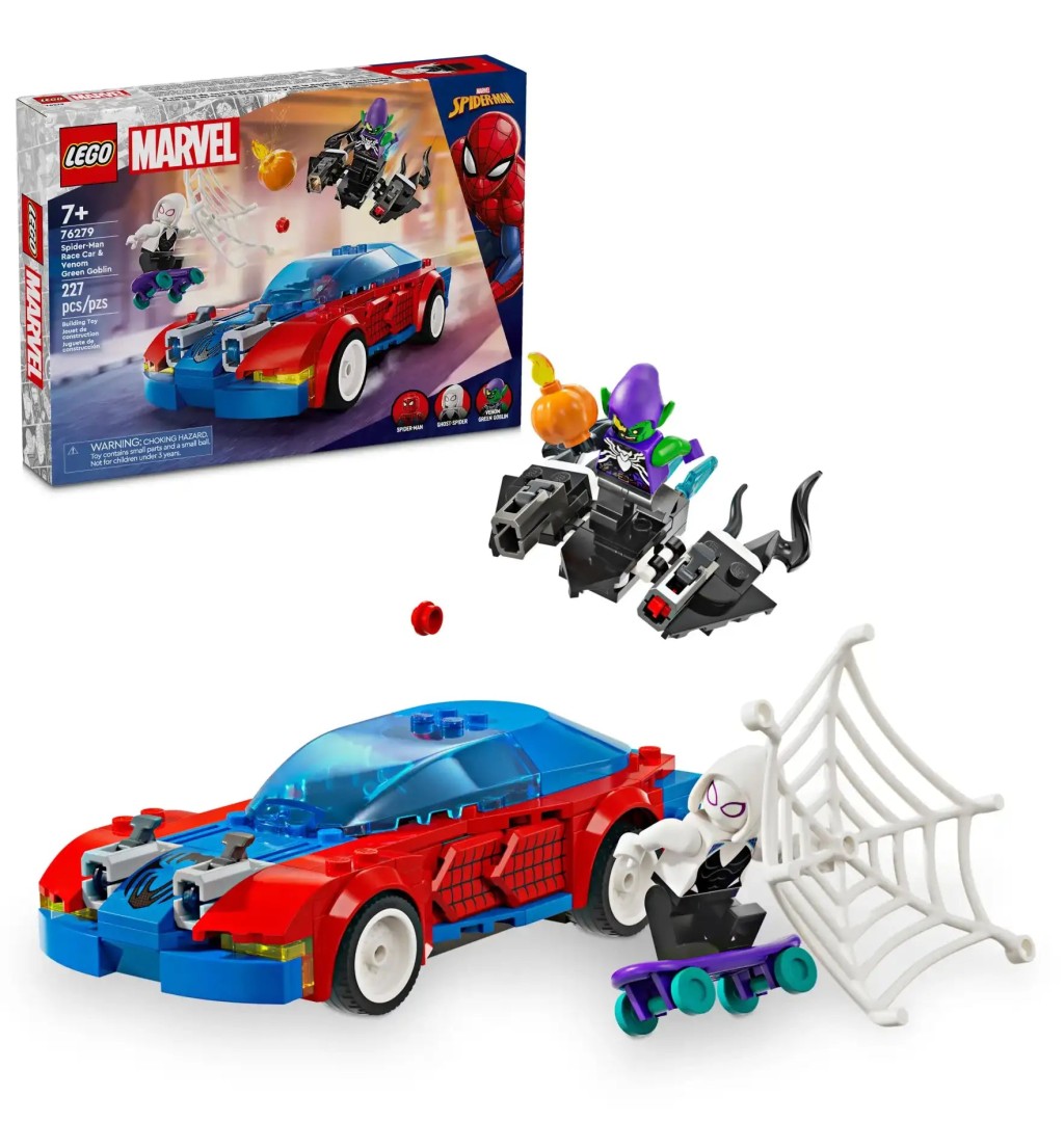 LEGO MARVEL 76279 Spider-Man Race Car & Venom Green Goblin 5 Years +