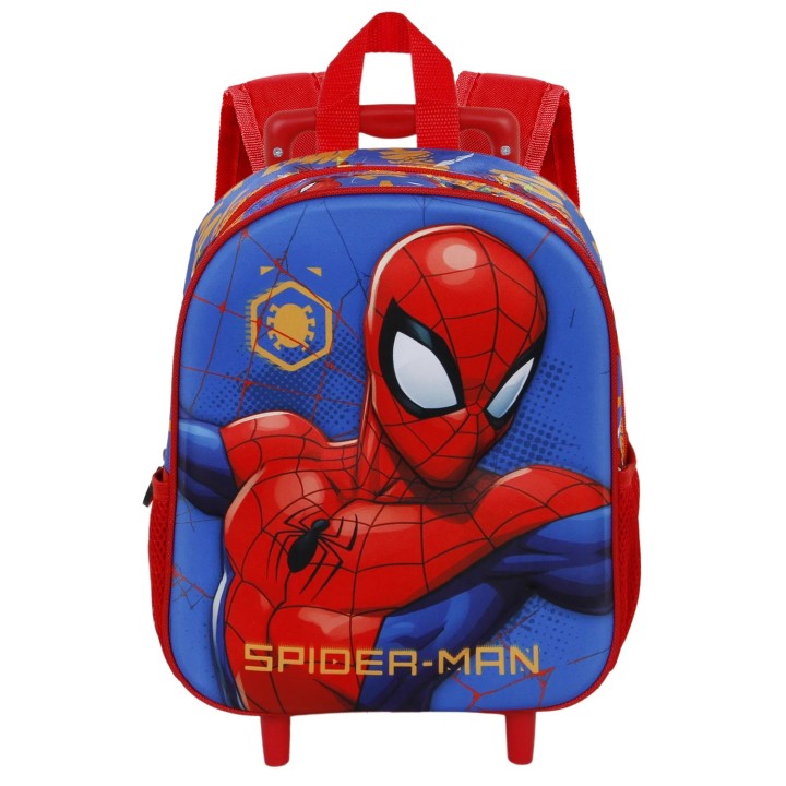 SPIDERMAN Small 3D Backpack with Wheels - Leader 3years +