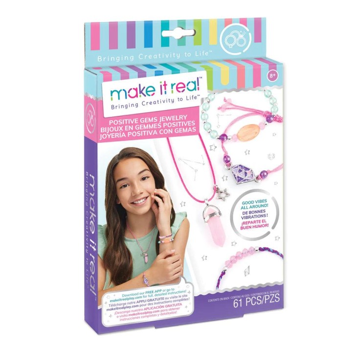 Make it Real 1211 Positive Gems Jewellery Kit 11years +
