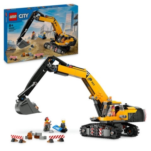 LEGO 60420 City Yellow Construction Excavator 11years +