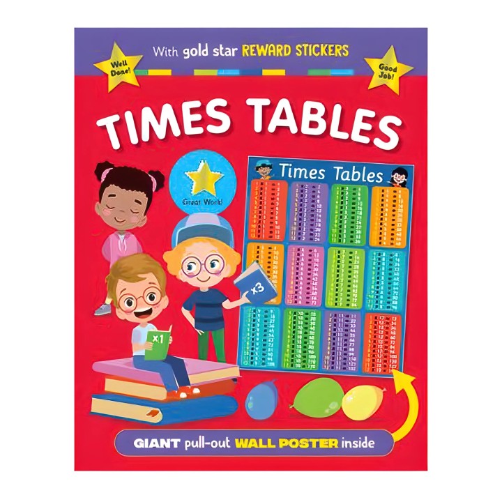 Gold Star Times Table Book 3years +