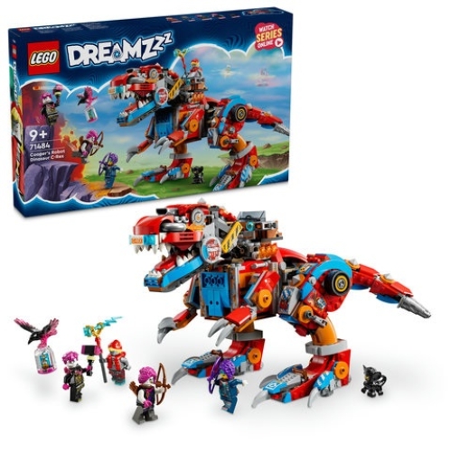 LEGO DREAMZZZ 71484 Cooper's Robot Dinosaur C-Rex 11years +
