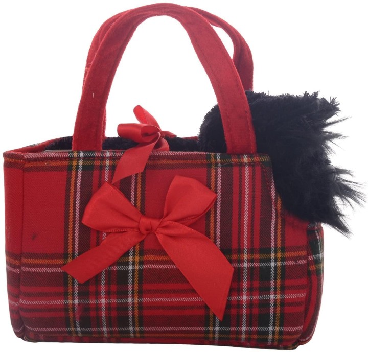 AURORA Fancy Pals Scottie in Tartan Bag 11years +