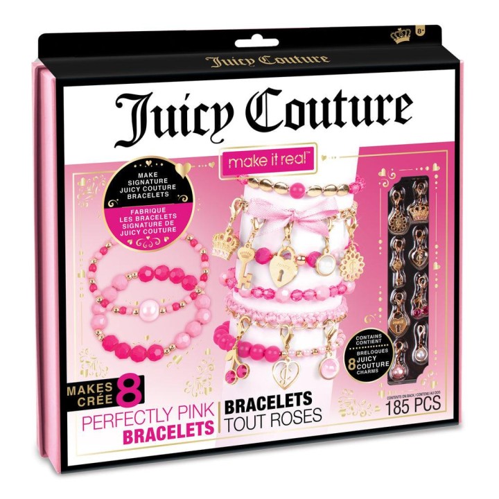 Make it Real Juicy Couture Perfectly Pink Bracelets 11years +
