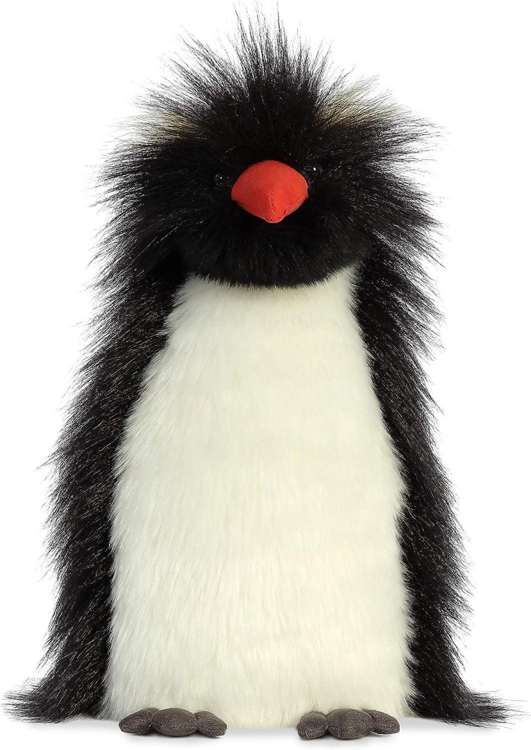 AURORA Luxe Boutique, Theo Rockhopper Penguin 28cm Soft Toy 11years +