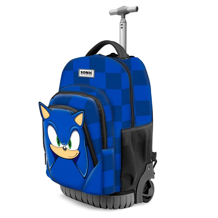Sonic Blue FAN GTS Trolley Backpack Sonic Sight 11years +