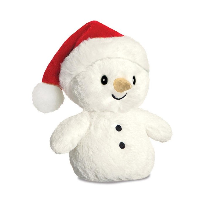 AURORA Glitzy Tots Snowman 7-inch Soft Toy 0 - 18 Months