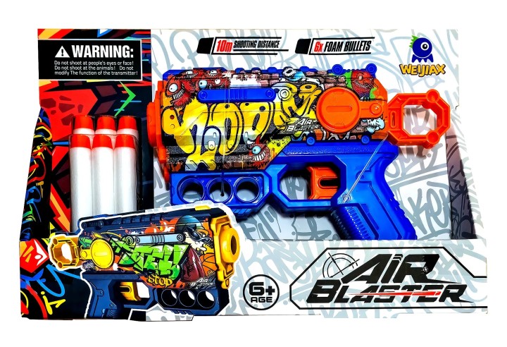 Air Blaster Manual Soft Bullet Toy Gun 5years +