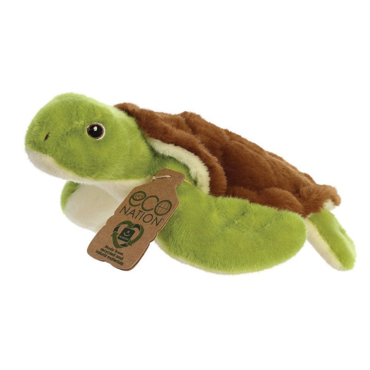 AURORA 35018 Eco Nation Turtle 26 cm Soft Toy 0 - 18 Months