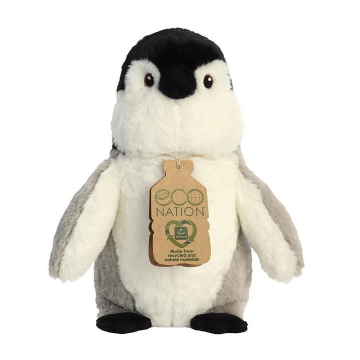 AURORA 35015 Eco Nation Penguin 9.5-inch Soft Toy 0 - 18 Months