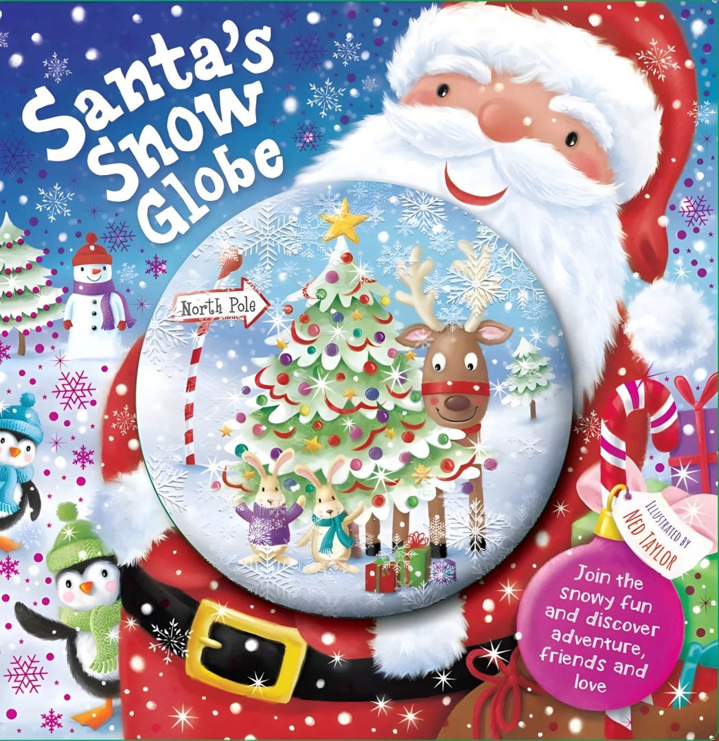 Glitter Globes Snowflake - Santa's Snow Globe 3years +