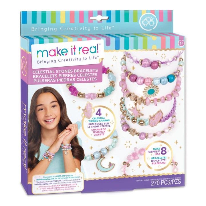 Make it Real 1322 - Celestial Stones DIY Bracelets Kit 11years +