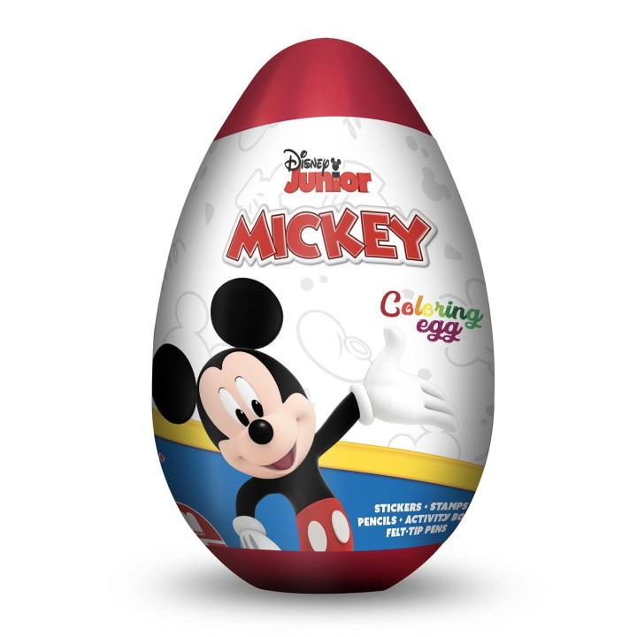 Disney Mickey Mouse Colouring Egg Set 3years +