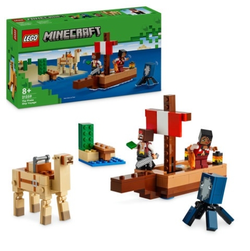LEGO 21259 Minecraft The Pirate Ship Voyage 8years +