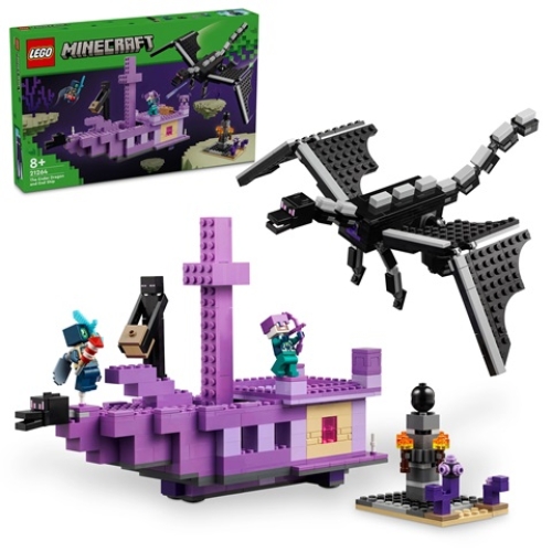 LEGO 21264 Minecraft The Ender Dragon and End Ship 8years +