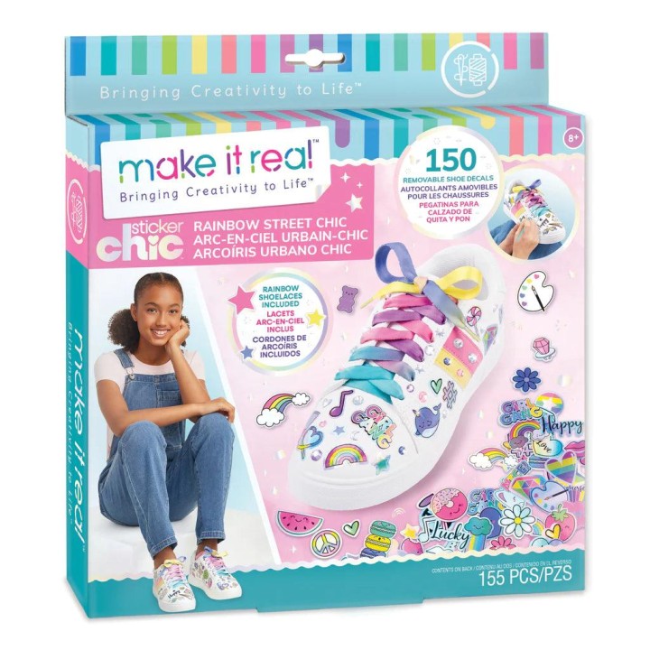 Make it Real 1324 - Sticker Chic: Rainbow Street Chic 11years +