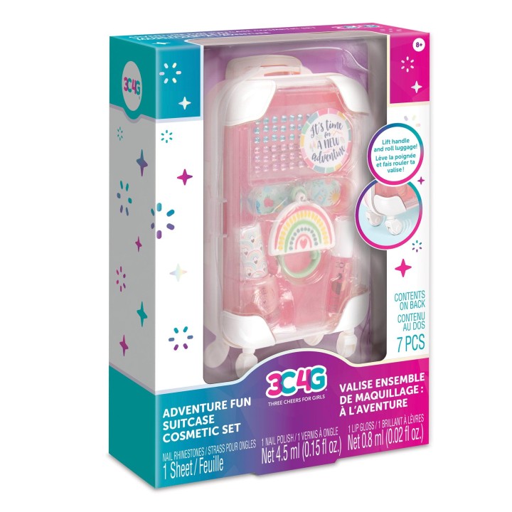 Make it Real 3C4G Adventure Fun Suitcase Cosmetic Set 11years +