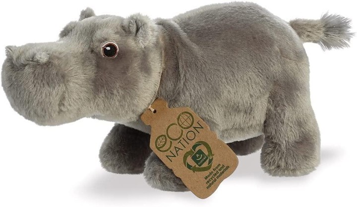 AURORA 35034 Eco Nation Hippopotamus 27cm Soft Toy 0 - 18 Months