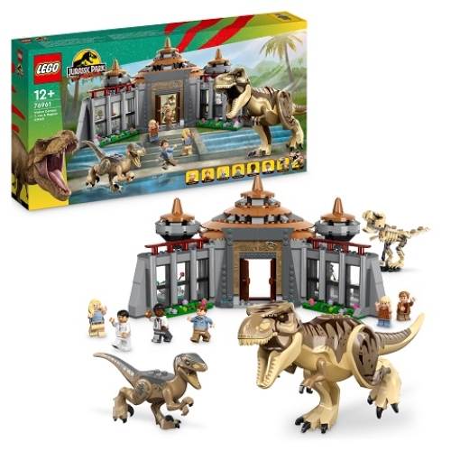 LEGO 76961 Jurassic Park Visitor Center: T. Rex & Raptor Attack 11years +