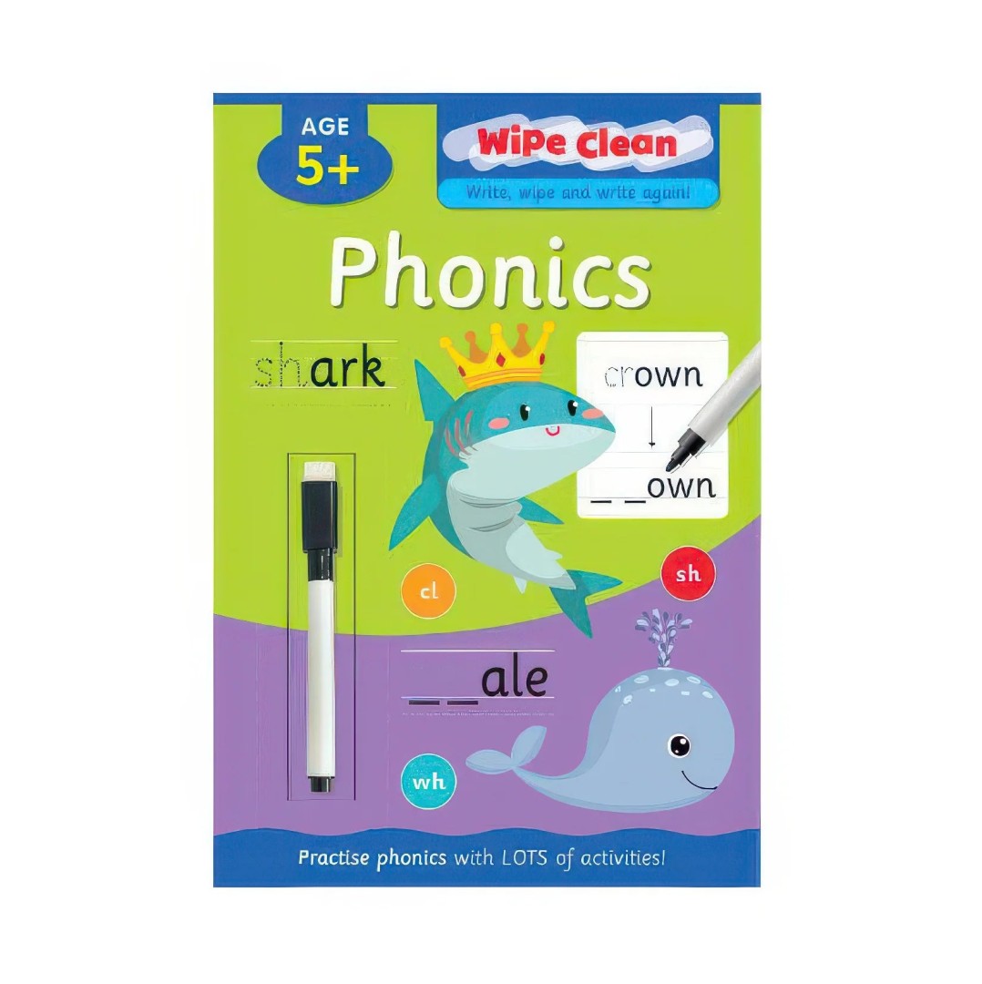 Wipe Clean Phonics 3years +