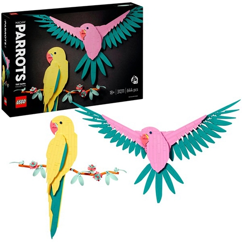 LEGO ART 31211 The Fauna Collection – Macaw Parrots 16 Years+