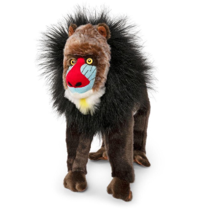 LIVING NATURE Mandrill Soft Toy 25cm 0 - 18 Months