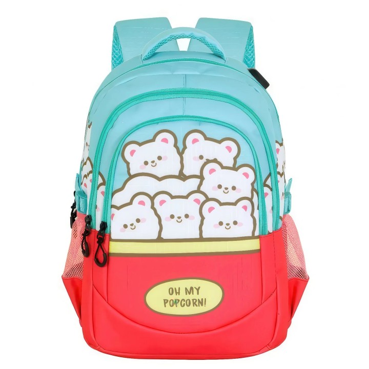 Oh My Pop! Blue PLUS Running Backpack Oh My Pop! Popcorn 11years +