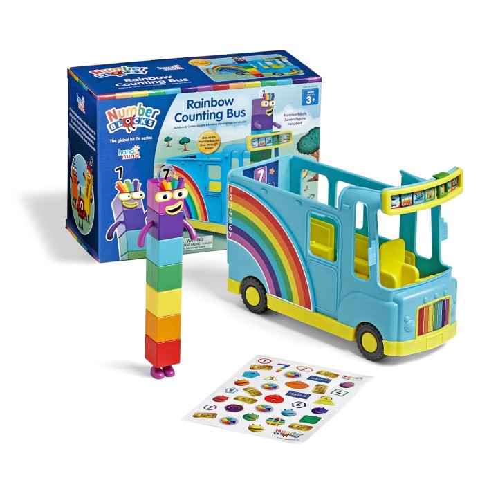 Hand2Mind Numberblocks Rainbow Counting Bus 3years +