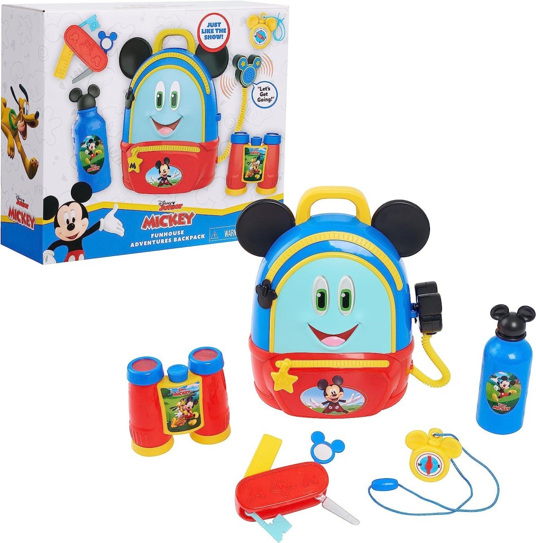 Disney Junior Mickey Mouse Funhouse Adventures Backpack 3years +