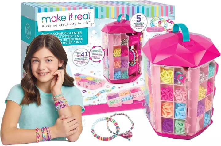 Make it Real 5 in 1 Activity Tower Jewellery Making Kit 11years +