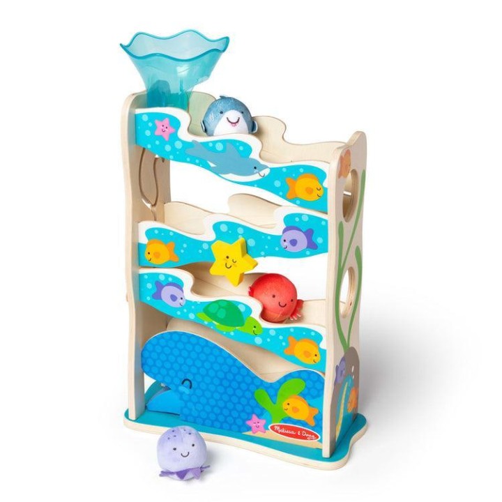 Melissa & Doug Rollables Wooden Ocean Slide 0 - 18 Months