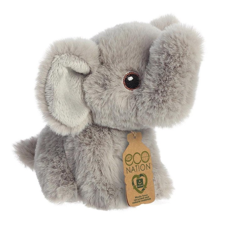 AURORA 35067 Eco Nation Mini Elephant 13cm Soft Toy 0 - 18 Months