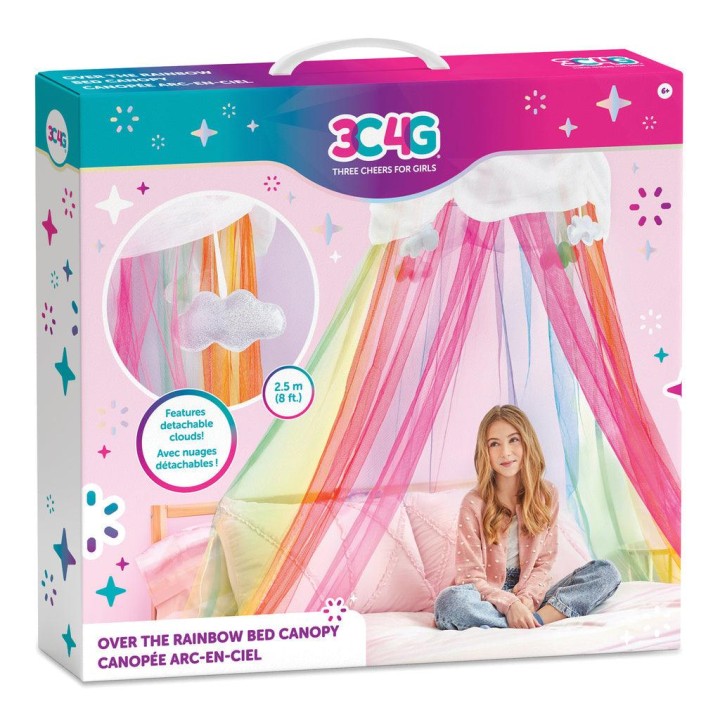 Make it Real 3C4G Over the Rainbow Bed Canopy 5years +