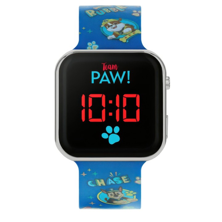 PAW Patrol Blue Silicone Strap Digital LED Watch 5years +