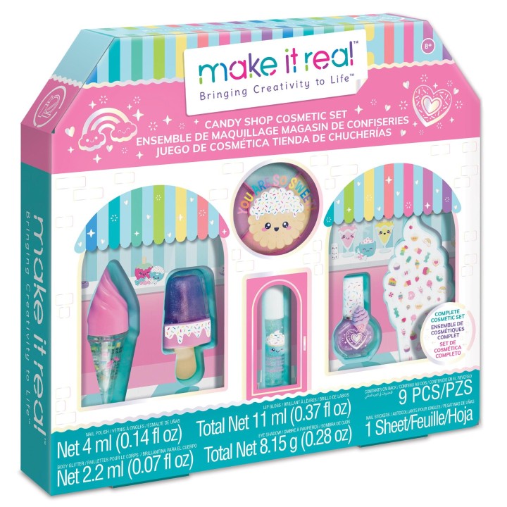 Make it Real Candy Shop Cosmetic Set 11years +