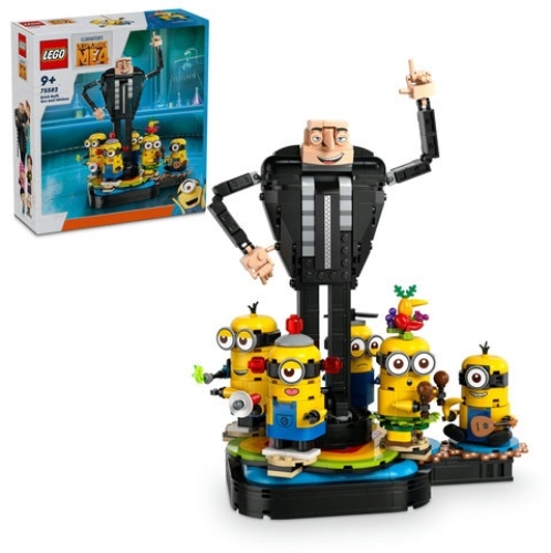 LEGO DESPICABLE ME 75582 Brick-Built Gru and Minions 11years +