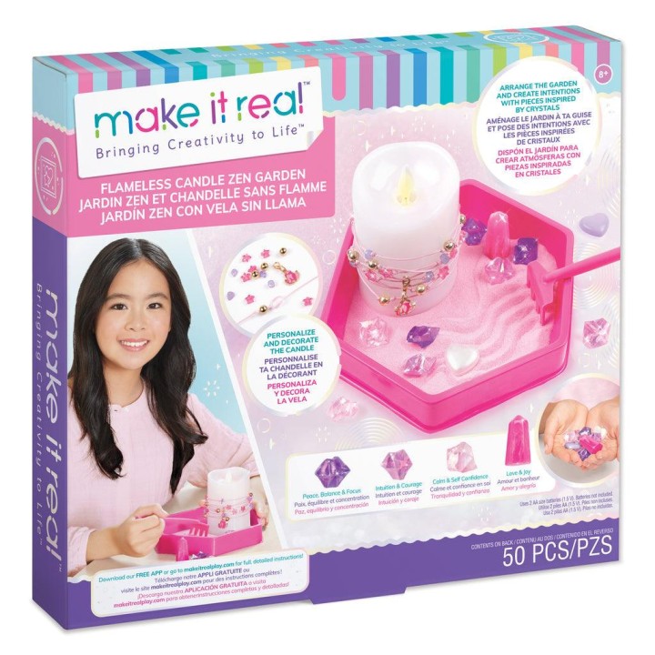 Make it Real Flameless Candle Zen Garden 11years +