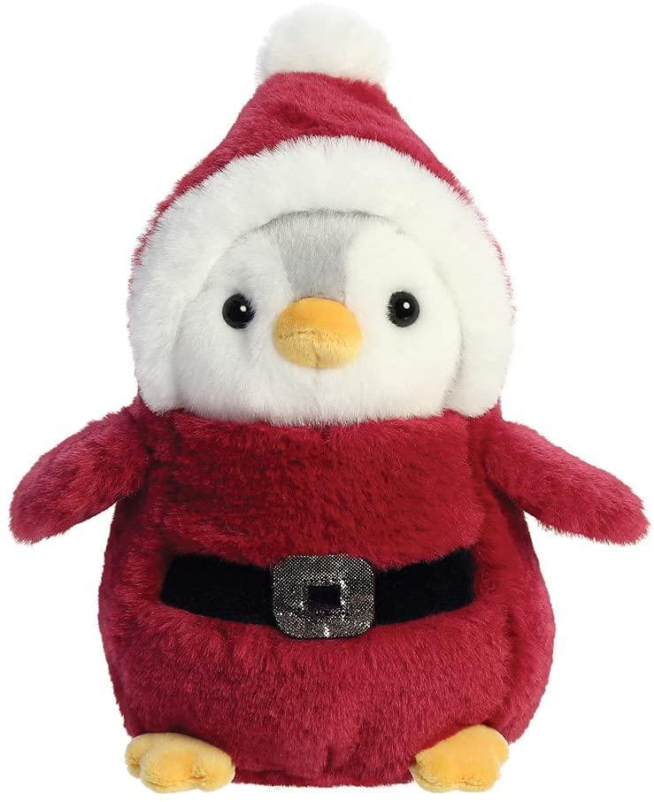 AURORA PomPom Penguin Santa 7-inch Soft Toy 0 - 18 Months