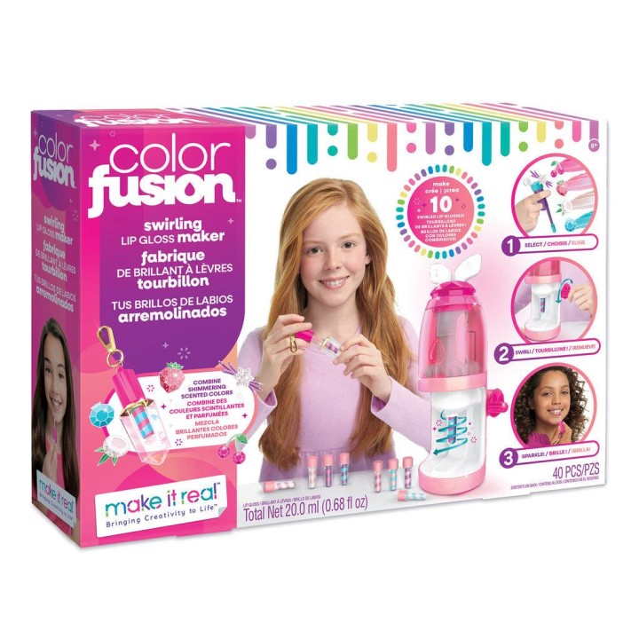 Make it Real Color Fusion: Swirling Lip Gloss Maker 5 Years +