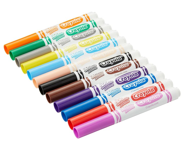 Crayola 144 Broad Line Markers - Assorted 11years +