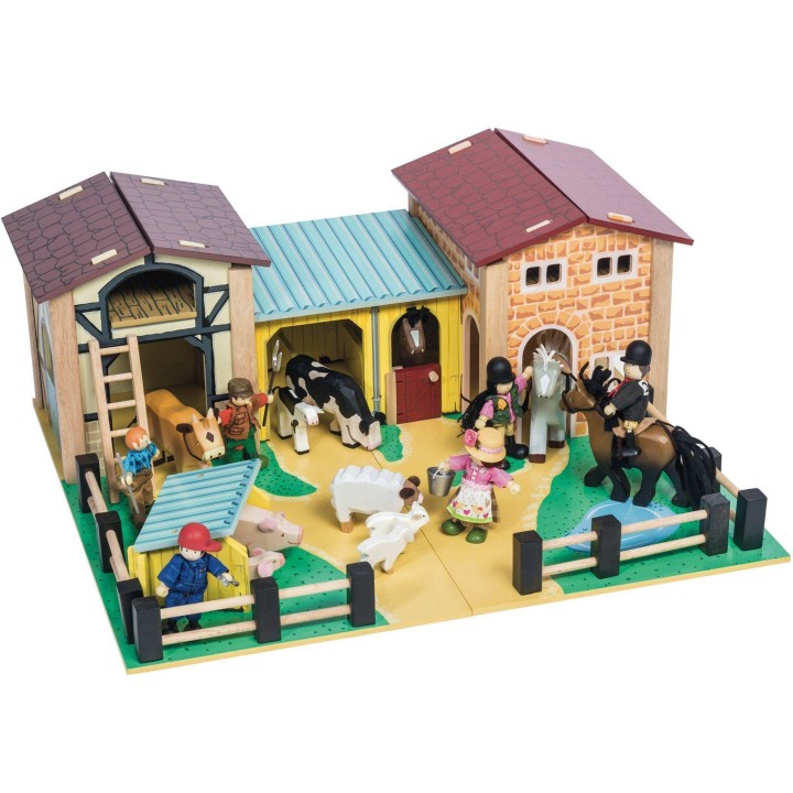Le Toy Van -The Wooden Farmyard 3years +