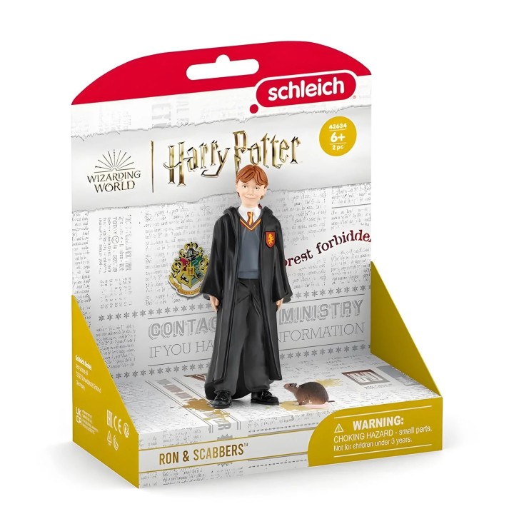 Schleich 42634 Ron Weasley and Scabbers Figure Set 11years +