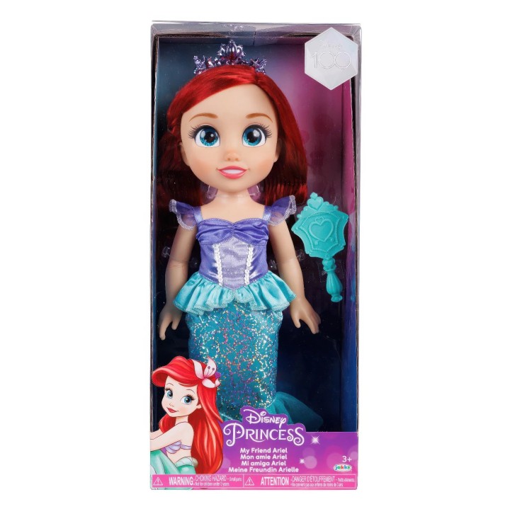 Disney Princess  100th Anniversary The Mermaid Little Ariel Doll 38cm 3years +