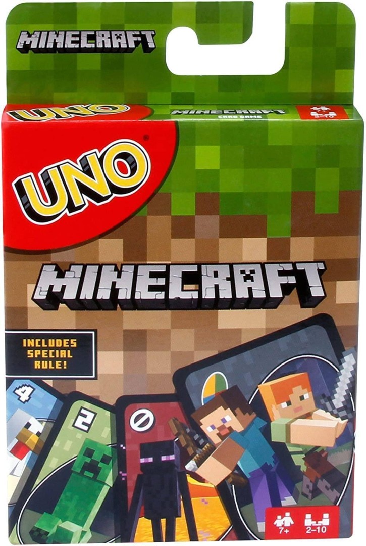 UNO Minecraft Playing Cards 11years +