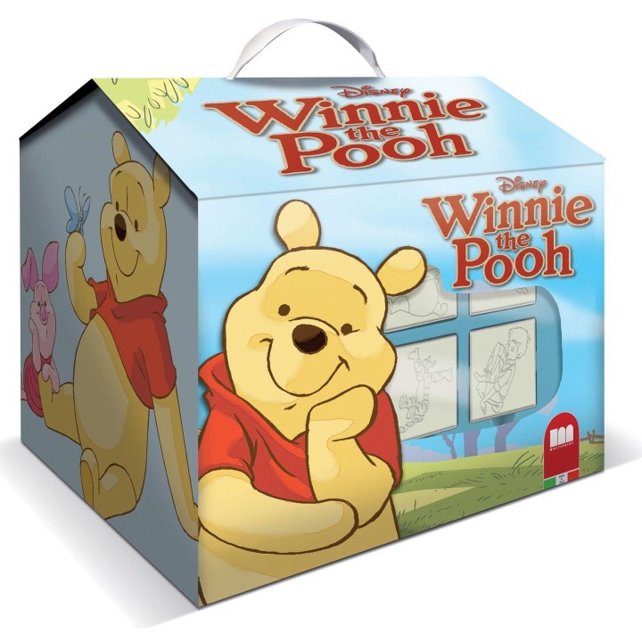 Disney Winnie The Pooh House Colouring and Stamp Set 3years +